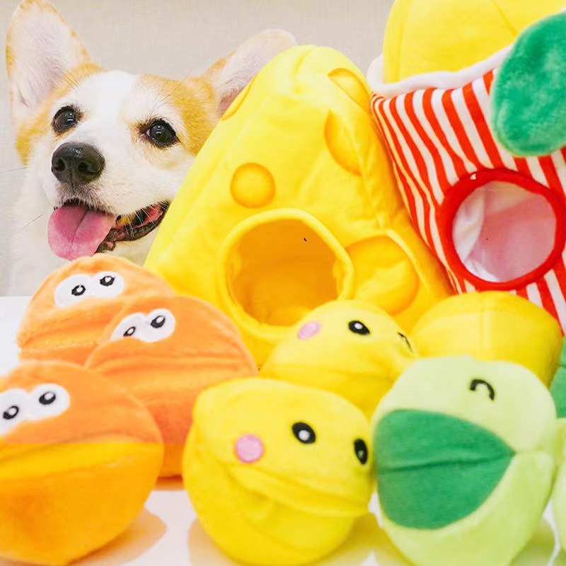Dog Treat Puzzle Toy - Dog Toys Leakage Sniffing Toy Hide