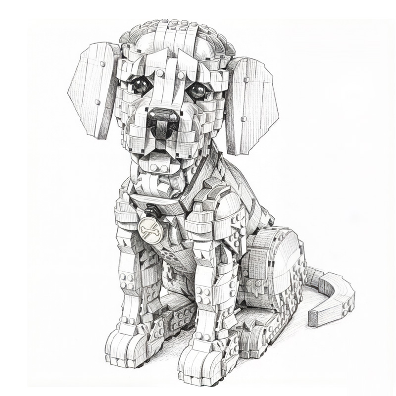 Dog Treat Puzzle Toy - 2026 New 2102pcs Hound Golden Haired