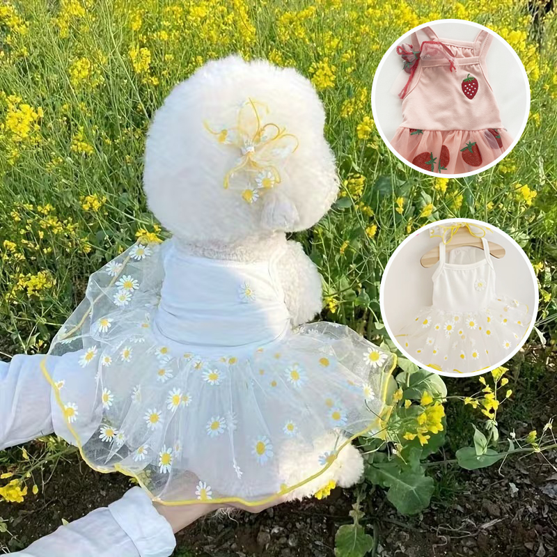 Pet Supplies York - Summer Thin Puppy Princess Skirt Dog