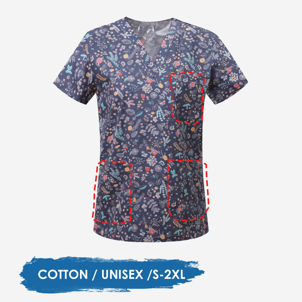 Flowers Scrubs Medical Uniform - огляд і ціна Pet Supplies Jersey