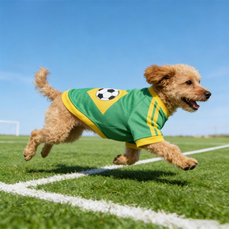 Football Pattern Dog Clothes B - огляд і ціна Pet Supplies Jersey