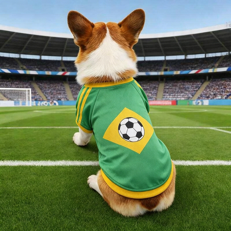 Football Pattern Dog Clothes B - огляд і ціна Pet Supplies Jersey