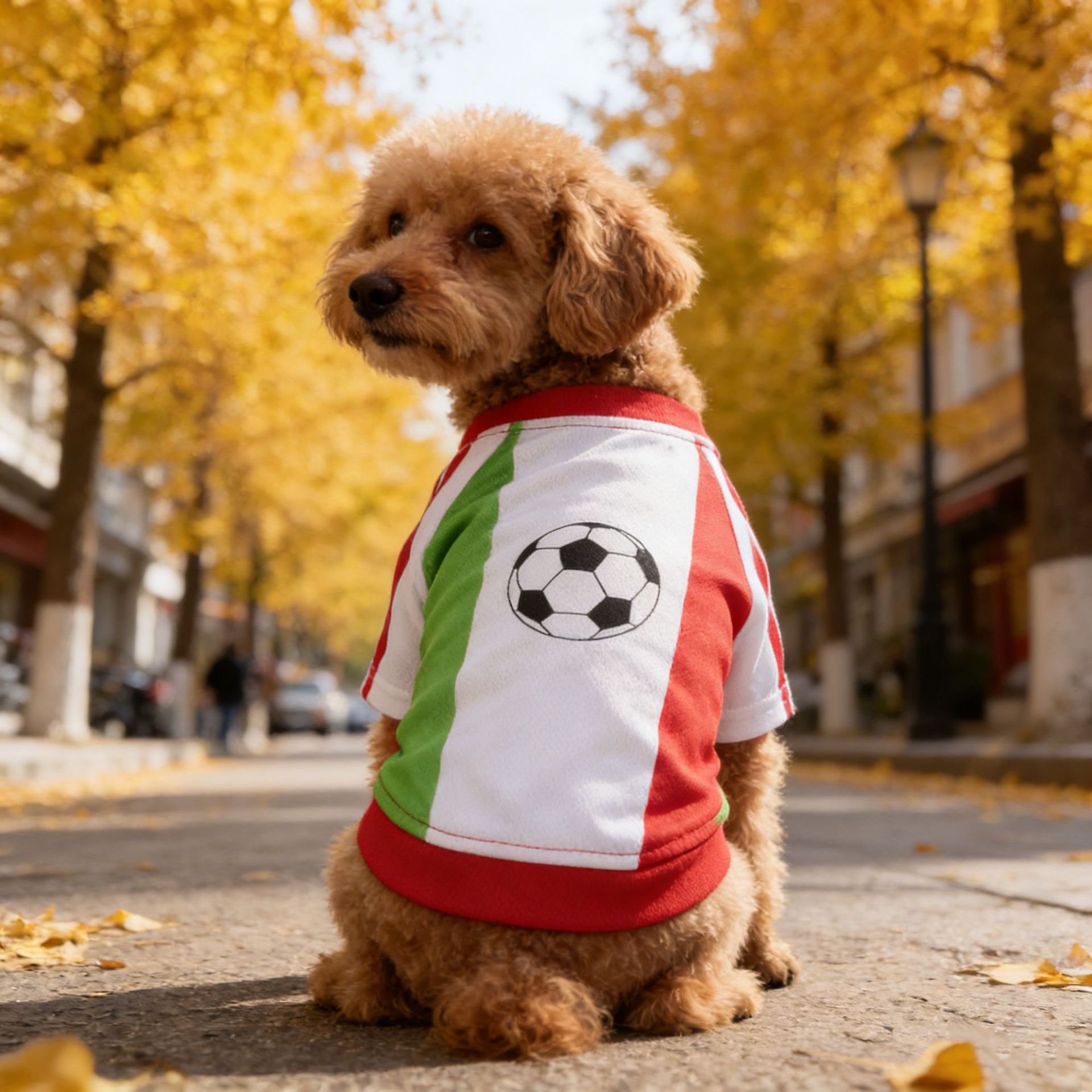 Football Pattern Dog Clothes B - огляд і ціна Pet Supplies Jersey