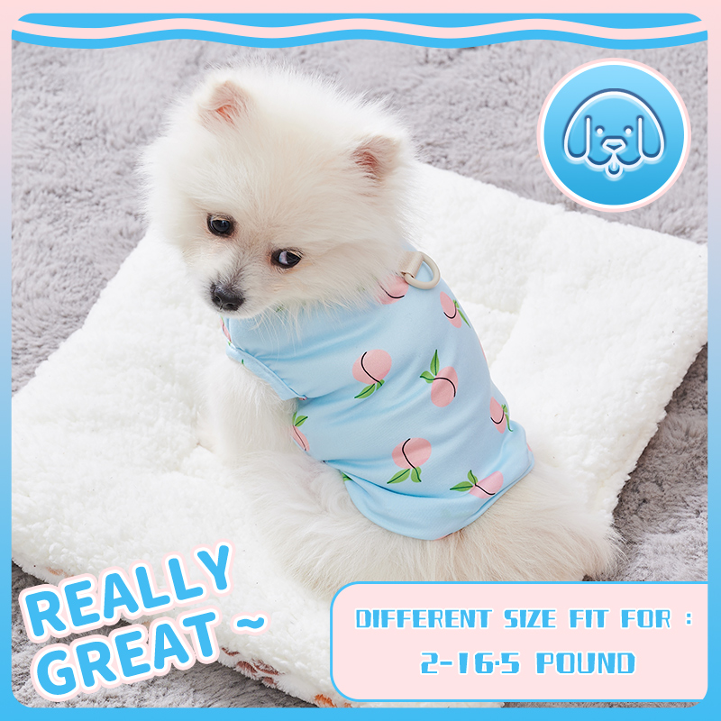 Pink Peach Pattern Vest for Pe - огляд і ціна Pet Supplies York