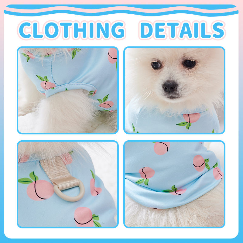 Pink Peach Pattern Vest for Pe - огляд і ціна Pet Supplies York