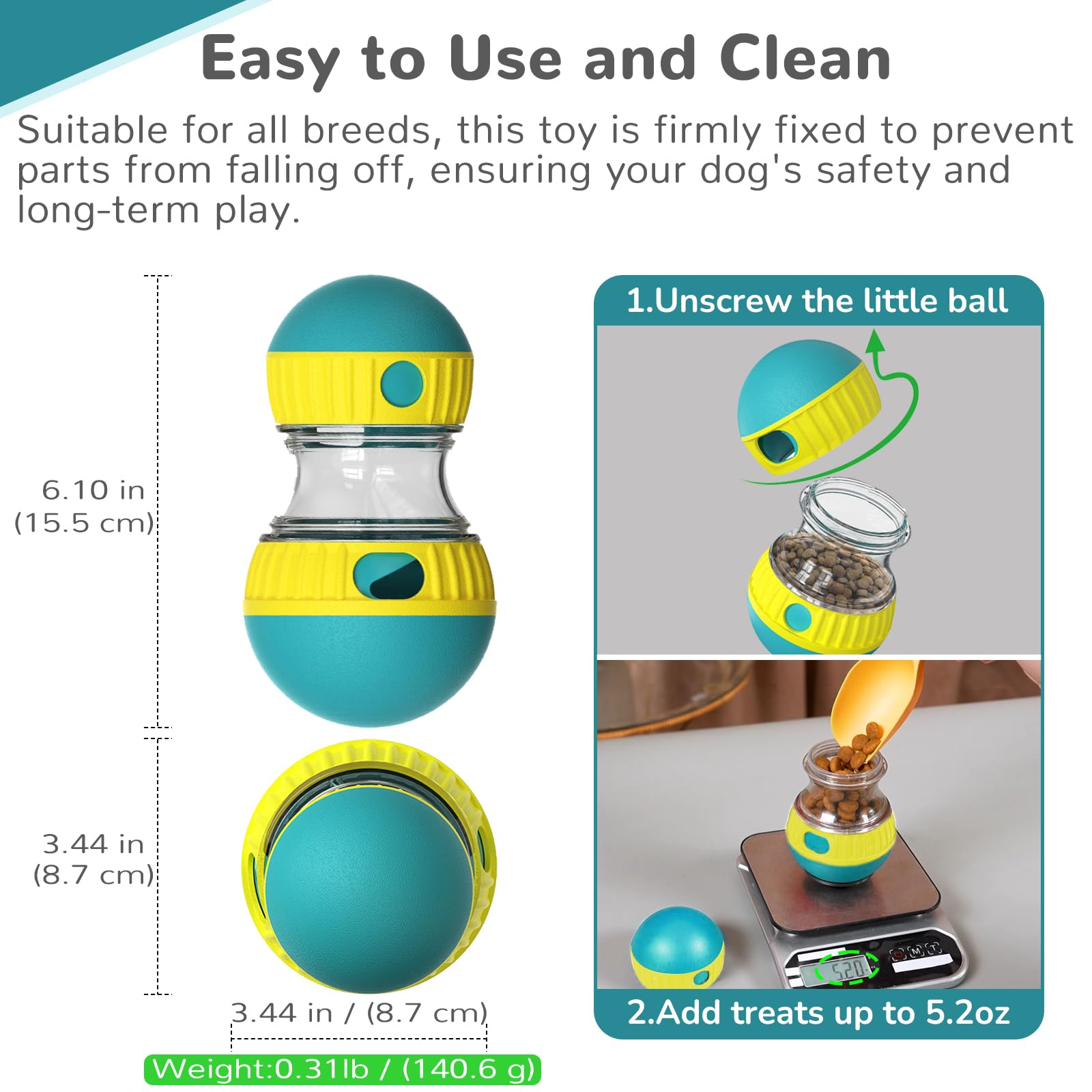 Dog Toys & Adjustable Slow Fee - огляд і ціна Dog Treat Puzzle Toy