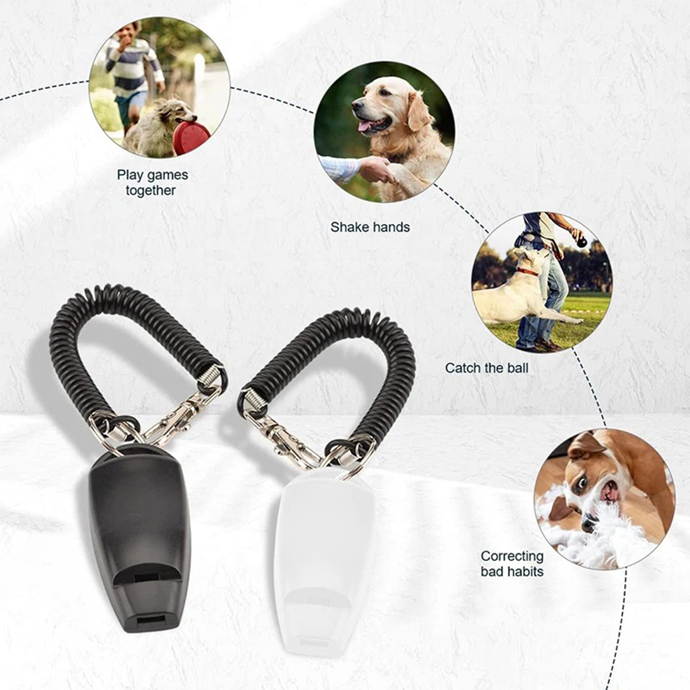 2 In 1 Pet Dog Clicker Dog Tra - огляд і ціна Training Clicker Dog