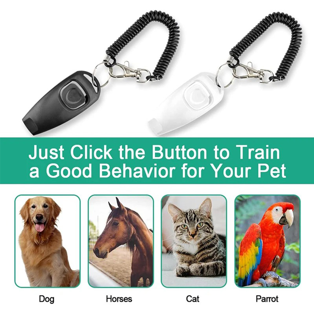 2 In 1 Pet Dog Clicker Dog Tra - огляд і ціна Training Clicker Dog