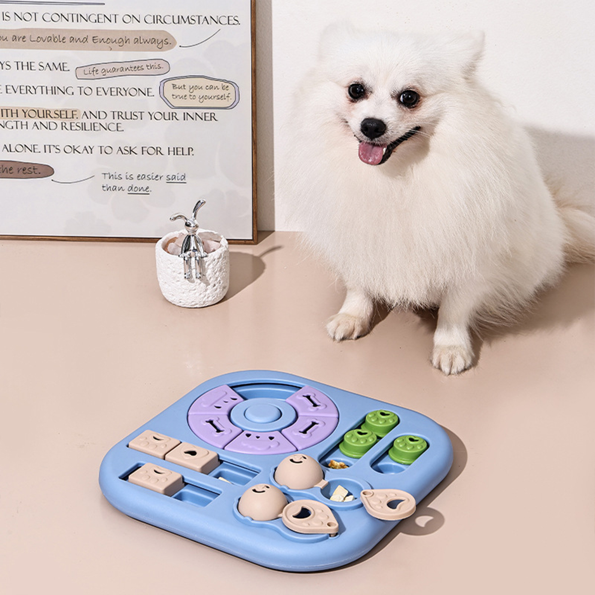 Interactive Dog Puzzle Toys Pl - огляд і ціна Dog Treat Puzzle Toy