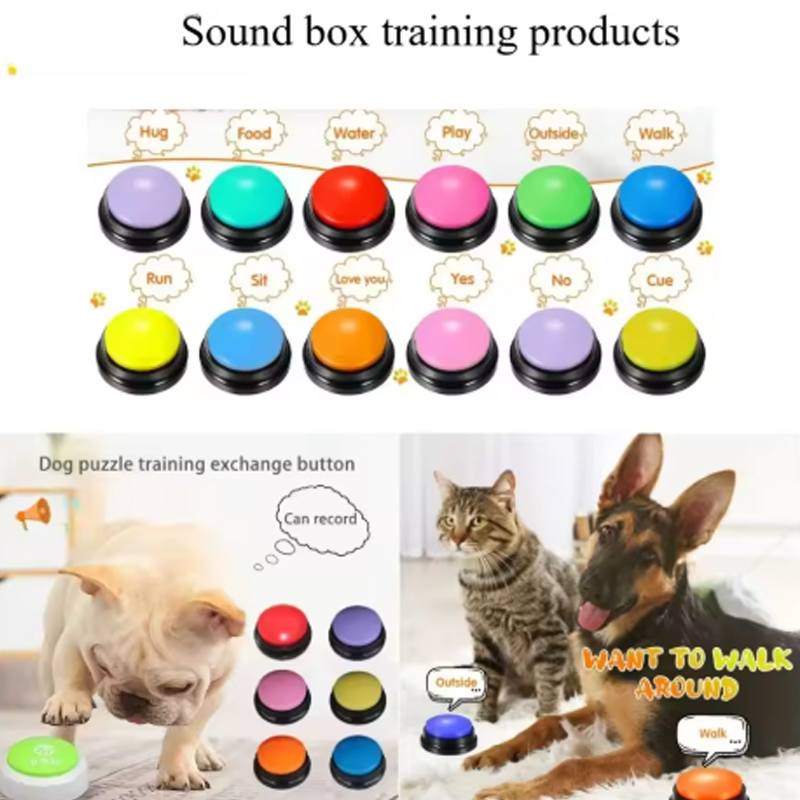 Dog Communication Buttons Voic - огляд і ціна Training Clicker Dog