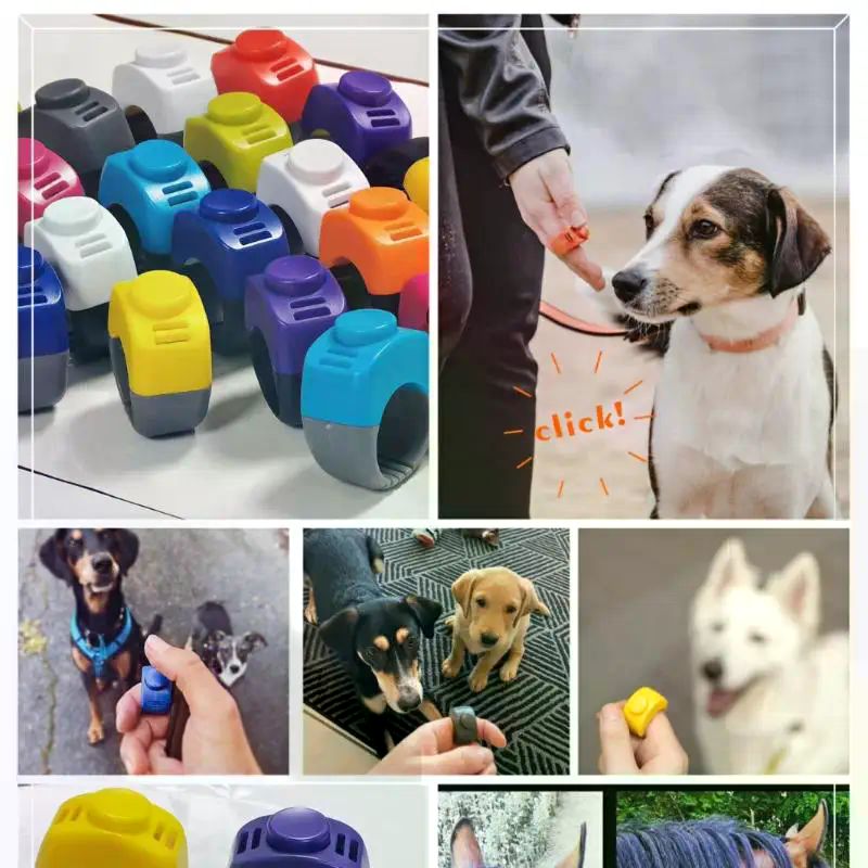 1pc Plastic  Ring Clicker Pet  - огляд і ціна Training Clicker Dog