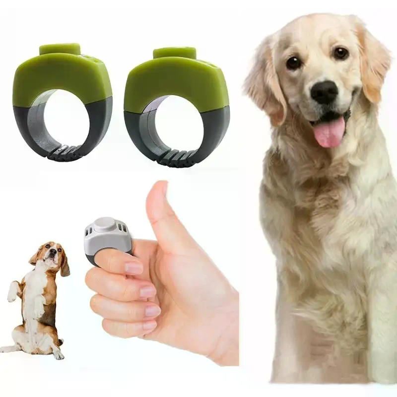 1pc Plastic  Ring Clicker Pet  - огляд і ціна Training Clicker Dog
