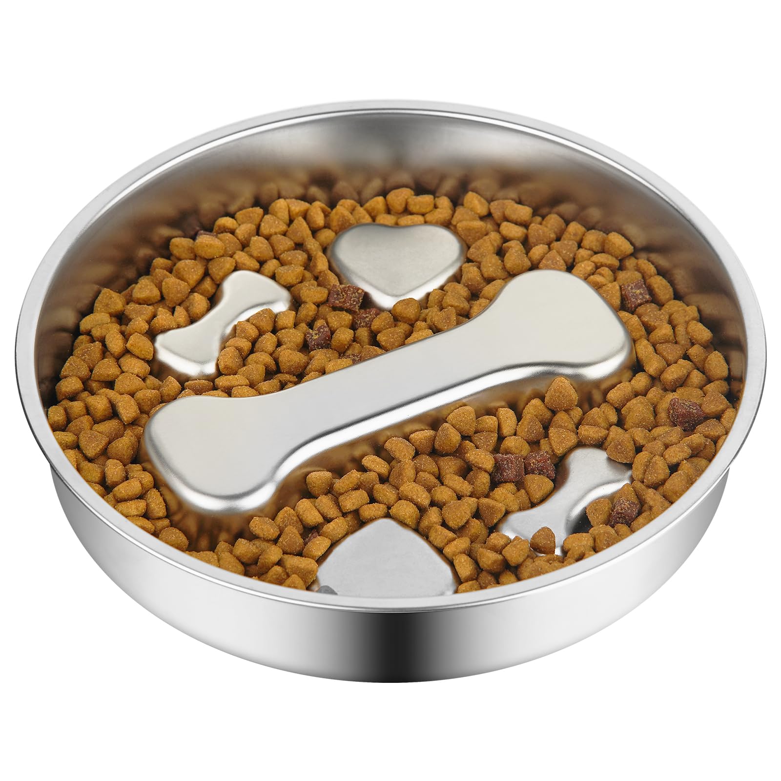 Slow Feeder Dog Bowl, Metal No - огляд і ціна Dog Treat Puzzle Toy