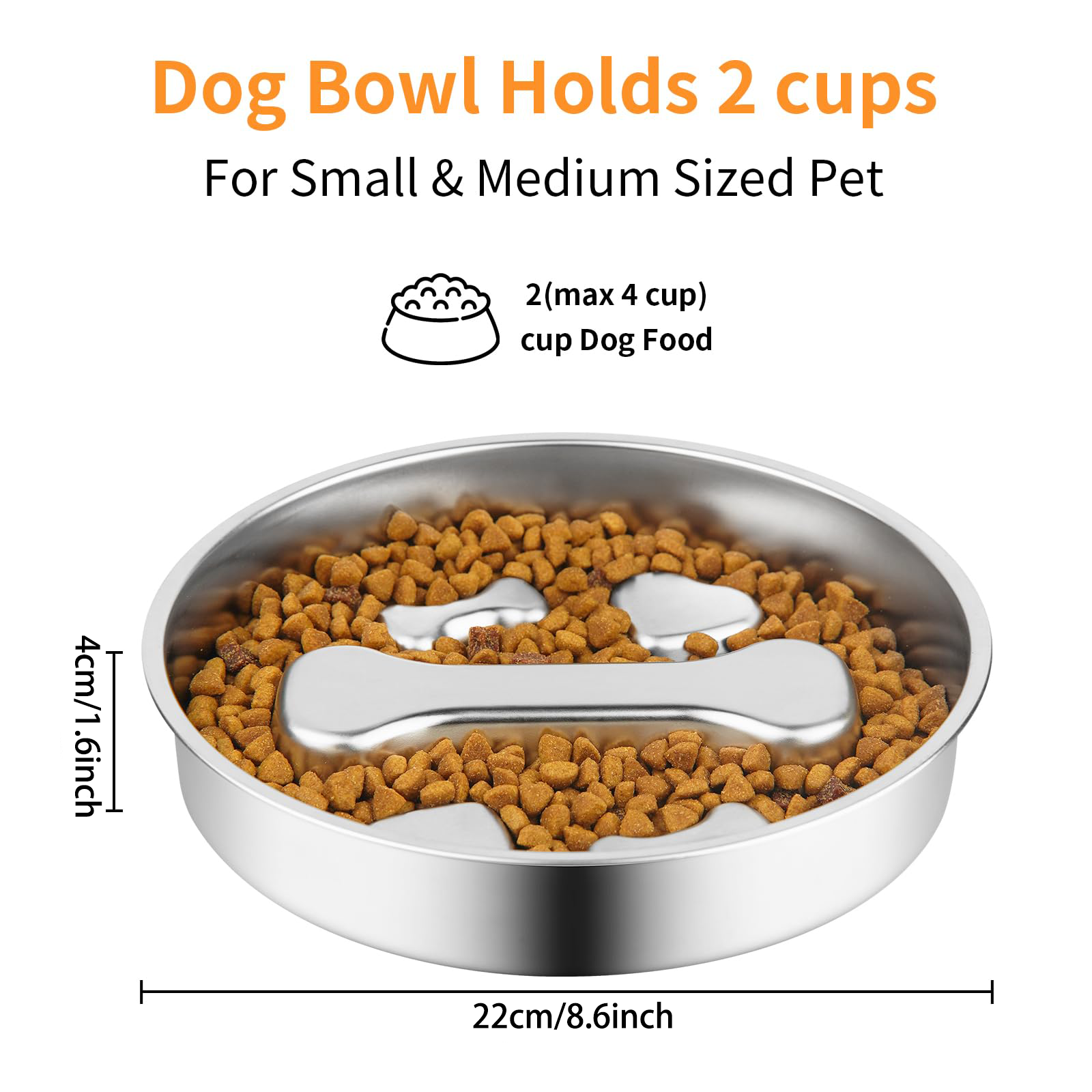 Slow Feeder Dog Bowl, Metal No - огляд і ціна Dog Treat Puzzle Toy