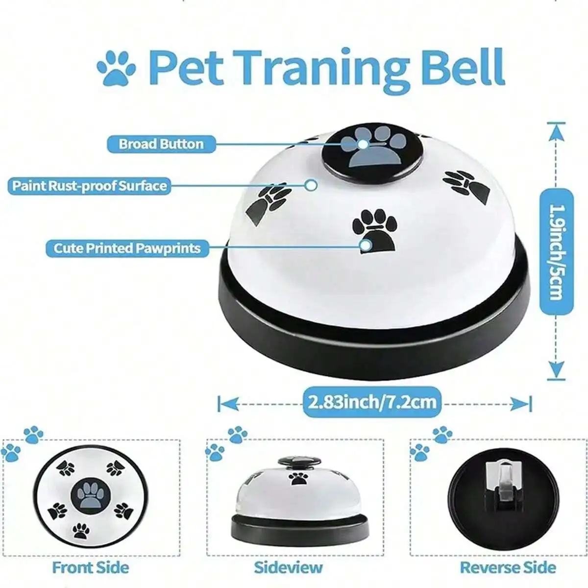 1pc Pet Training Bells Dogs Be - огляд і ціна Training Clicker Dog