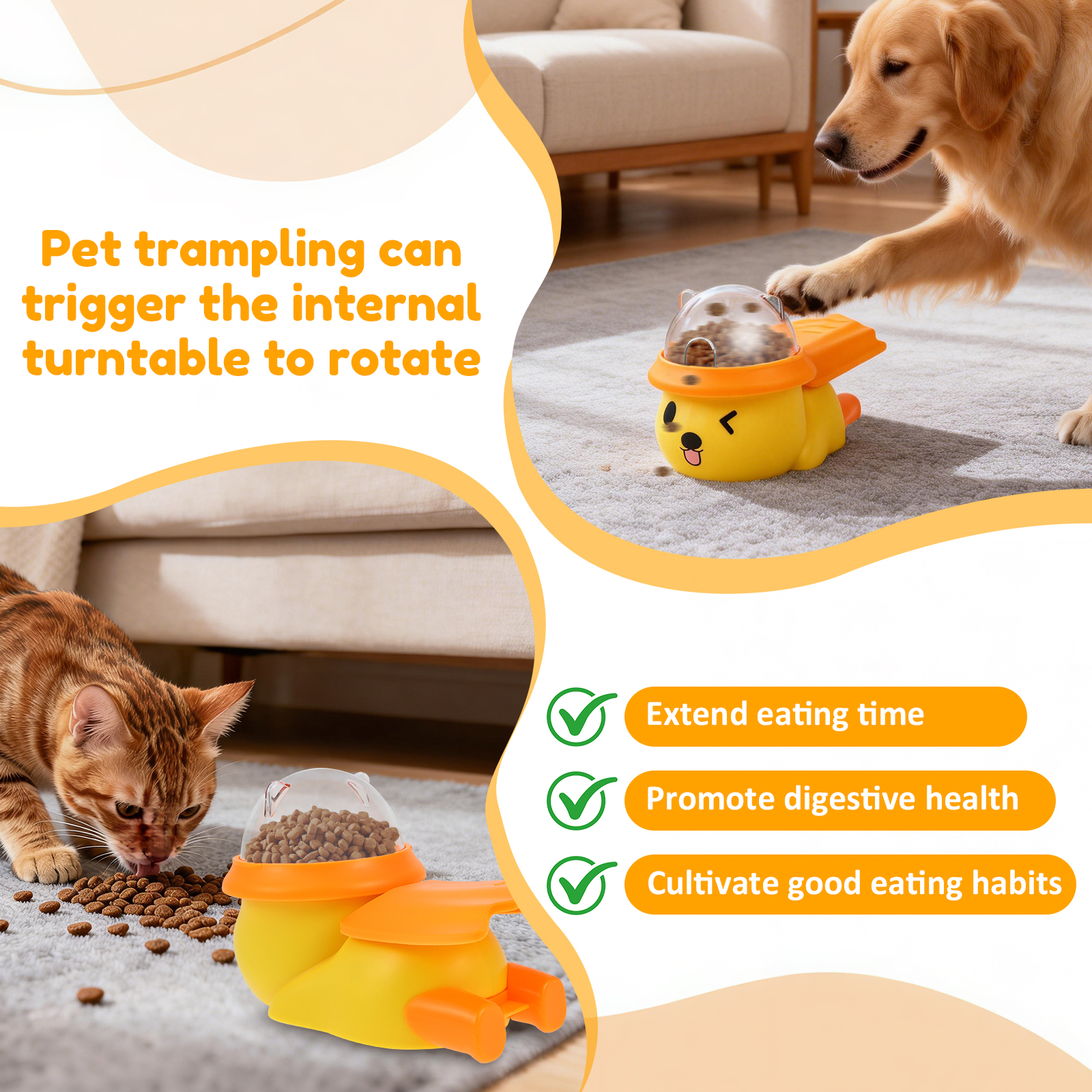 Interactive Pet Puzzle Feeder  - огляд і ціна Dog Treat Puzzle Toy